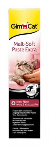 Gimpet malt-soft extra паста для вывода шерсти у кошек 20 г