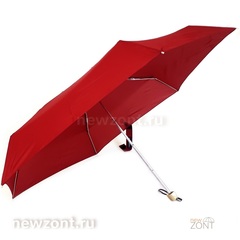 Легкий мини зонт Три Слона L5605 5 сложений бордовый