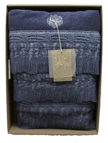 Набор полотенец 3шт Arte Pura 4.880.NP 428 BALTIC OLD темно синий