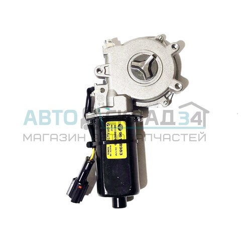 МОТОР СТЕКЛОПОД ПЕРЕДНИЙ ЛЕВЫЙ NEXIA, ESP (3 ЛУЧА) GM