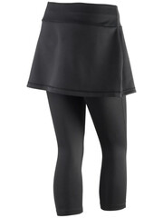 Юбка теннисная Wilson W Capri Skort IV - black