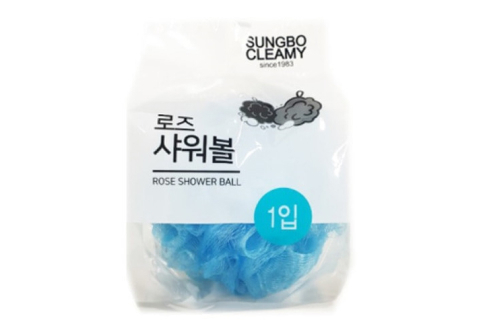 Мочалка-розочка из полиэтиленовой сетки "Rose Shower Ball" SC