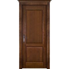 Купить Межкомнатная дверь массив ольхи М5 античный орех глухая