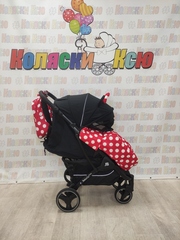 Коляска прогулочная Baballo Future 2024 Минни-маус (черная рама)