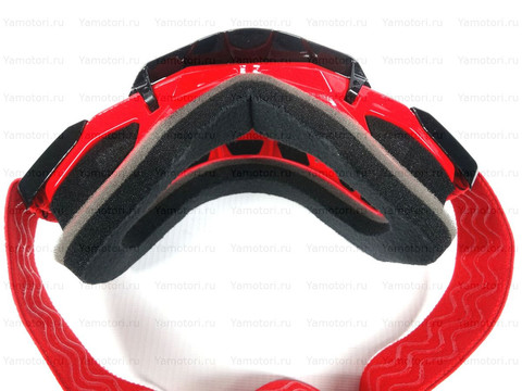 Кроссовые мото очки NENKI, красный-чёрный