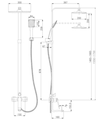 Смеситель Lemark Allegro LM5962CW для ванны и душа