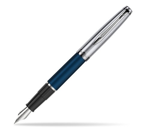 Ручка перьевая Waterman Embleme Blue CT, F (2100380)