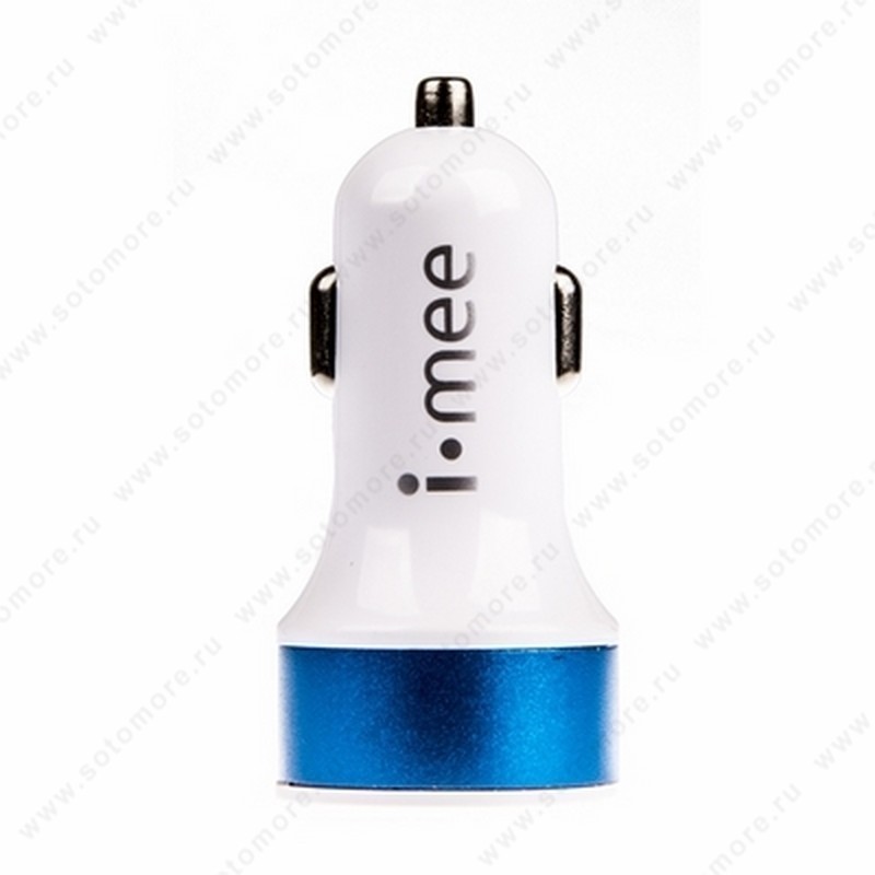 Автомобильное зарядное устройство i-Mee Melkco Car Charge 2.1A output Blue