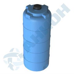 Емкость Анион цилиндрическая 780 л. вертикальная (750x750x1960см;синий) - арт.559383