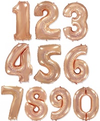 ЦИФРА, РОЗОВОЕ ЗОЛОТО, В АССОРТИМЕНТЕ