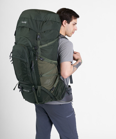 Картинка рюкзак туристический Redfox Odyssey 100 5941/т.хаки/хаки - 6