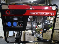 Дизельный генератор 5 кВт АМПЕРОС LDG 6000CLE с автозапуском