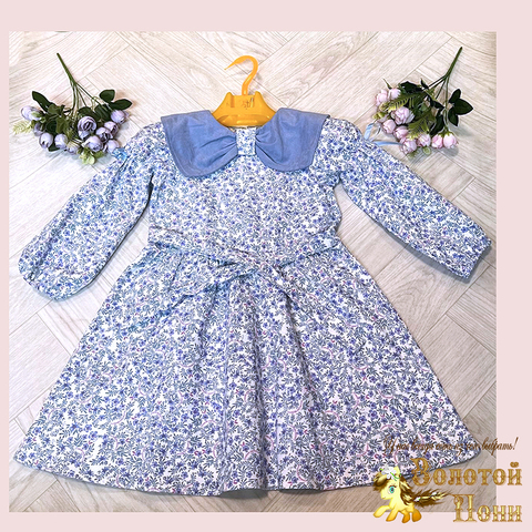 Платье хлопок/фланель (3-7) 241102-L1524
