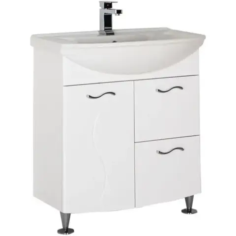 Aquanet 186770 Компл.1 - Тумба Моника 75 цв.белый (186770)
