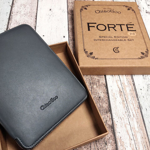 Набор спиц ChiaoGoo FORTE 2.0 карбон/дерево