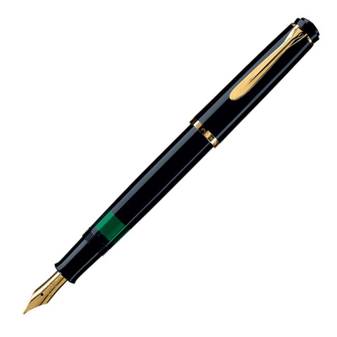 Ручка перьевая Pelikan Elegance Classic M200 Black GT, F (993915)