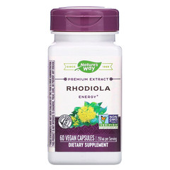 Nature's Way, Rhodiola, 250 mg, 60 Vegan Capsules