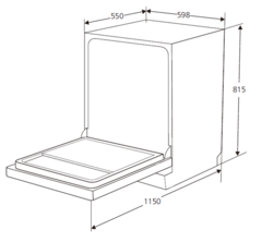 Посудомоечная машина Kuppersberg GSM 6073
