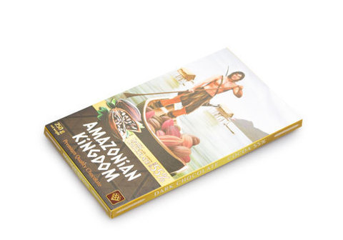 Шоколад "Королевство амазонок" темный с кешью, 250г