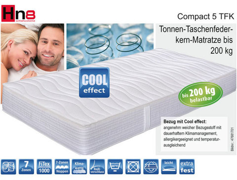 Матрас ортопедический 180x200 Hukla Compact 5 TFK H5