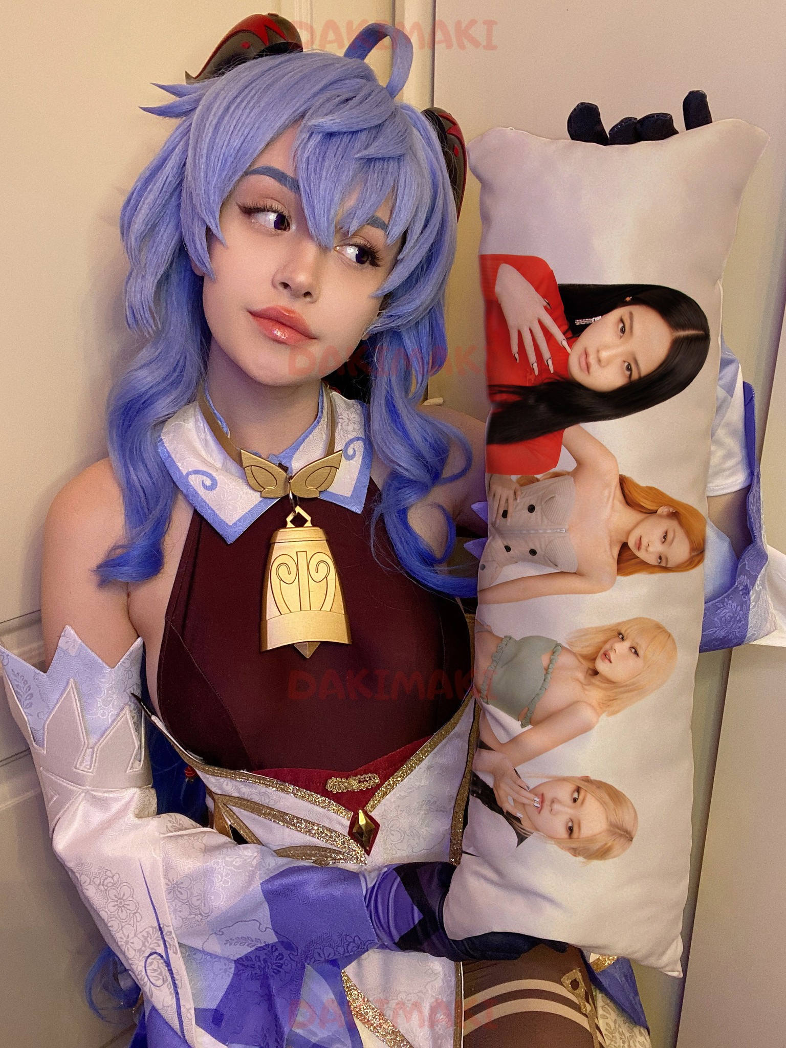 Мини дакимакура Блэкпинк, Blackpink арт. M1108, 60х20 см купить в Dakimaki