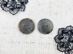 Пуговицы, d 2,1 см, 2 прокола, тёмно-коричневый