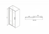 Abber Schwarzer Diamant AG30100BH Душевая дверь