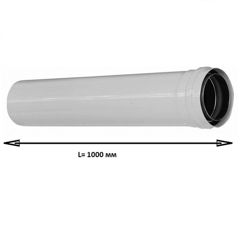 Baxi удлинительная труба раздельного дымохода DN Ø 80 мм - 1 м (KHG 71401831-)