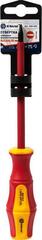 Отвертка диэлектрическая КОБАЛЬТ Ultra Grip SL 5,5 х 125 мм CR-V, двухкомпонентная рукоятк (646-454)