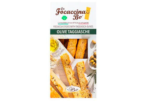 Фокачча Vegan с оливками Таджаска "Grissinificio Bo", 100г
