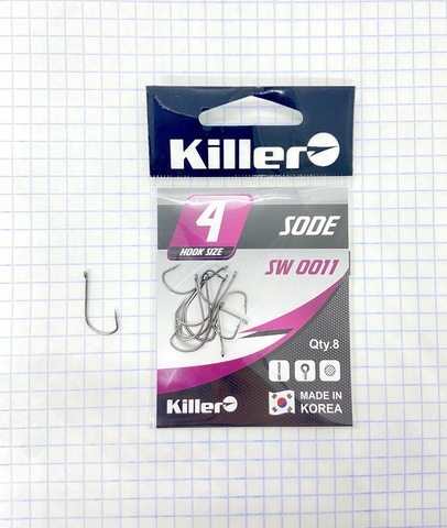 Крючок KILLER SODE № 4 продажа от 10 шт.