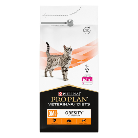 Purina Pro Plan Veterinary Diets OM St/Ox сухой корм для кошек при ожирении 1,5 кг