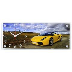 Часы 21 Bek настенные  5020-419 "Машина желтая"