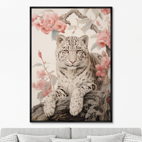 ArtNoMore - Репродукция картины на холсте Fluffy Leo, 2024г.