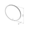 Aquanet 336633 Зеркало Арт D 700 LED RGB (336633)