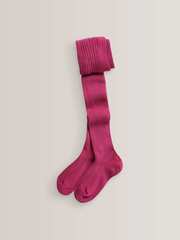 Колготки хлопковые для девочки Next 698-992, Ярко-розовый