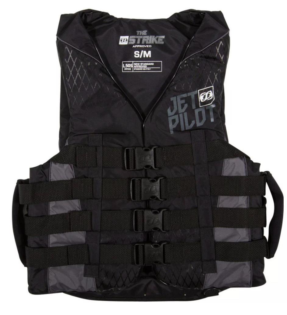 JETPILOT STRIKE F/E NYLON VEST - BLACK