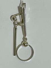Гленна (серьги из серебра)