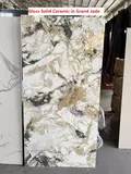 фото 2 Стол TERAMO 135 GLOSS GRAND JADE SOLID CERAMIC, керамика, поворотн.механизм / Черный каркас, DISAUR на profcook.ru