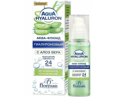 Флоресан AQUA HYALURON Аква - флюид гиалуроновый с экстрактом алоэ,75мл Ф-392
