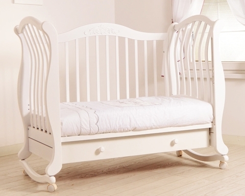 Кровать детская К-2002-31 "Габриэлла" Люкс (белый)