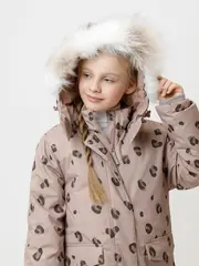 пальто  для девочки  ВК 38123/н/1 ГР