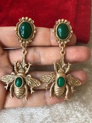 Серьги длинные с подвесками МУХИ в стиле Askew London