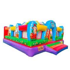 Коммерческий надувной батут «Царство зверей 2», 5x5x2.8 м.