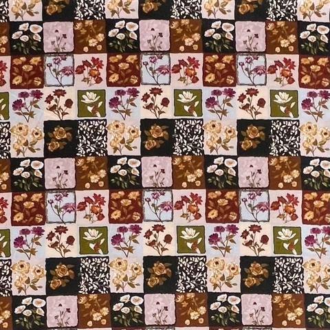 ЦВЕТОЧНЫЕ ПЛИТОЧКИ - 100% хлопок