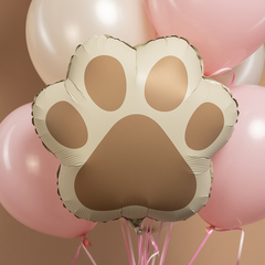 К Фигура, Лапа/Лапка/След, Бежевый, Сатин, 21''/53 см, 1 шт.