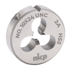 Плашка №10 -24-UNC DINEN22568 HSS 2A 60° 20x7мм NKP 245010N