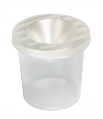 
          Стакан-непроливайка одинарный Стамм, 230 мл., полупрозрачный, белый, пластик