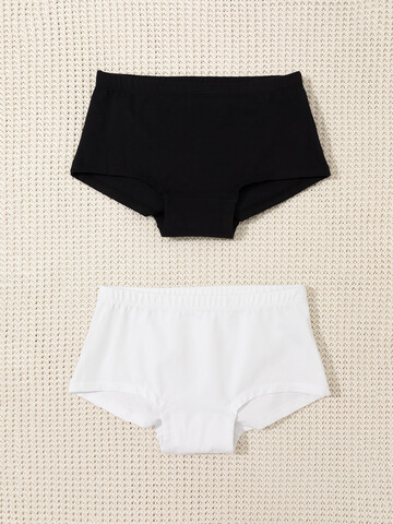 набор трусы/ уп  для девочки  К 1968-2уп/белый,черный