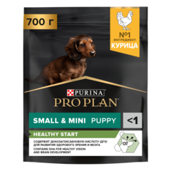 Pro Plan сухой корм для щенков мелких пород (курица, рис) 700 г